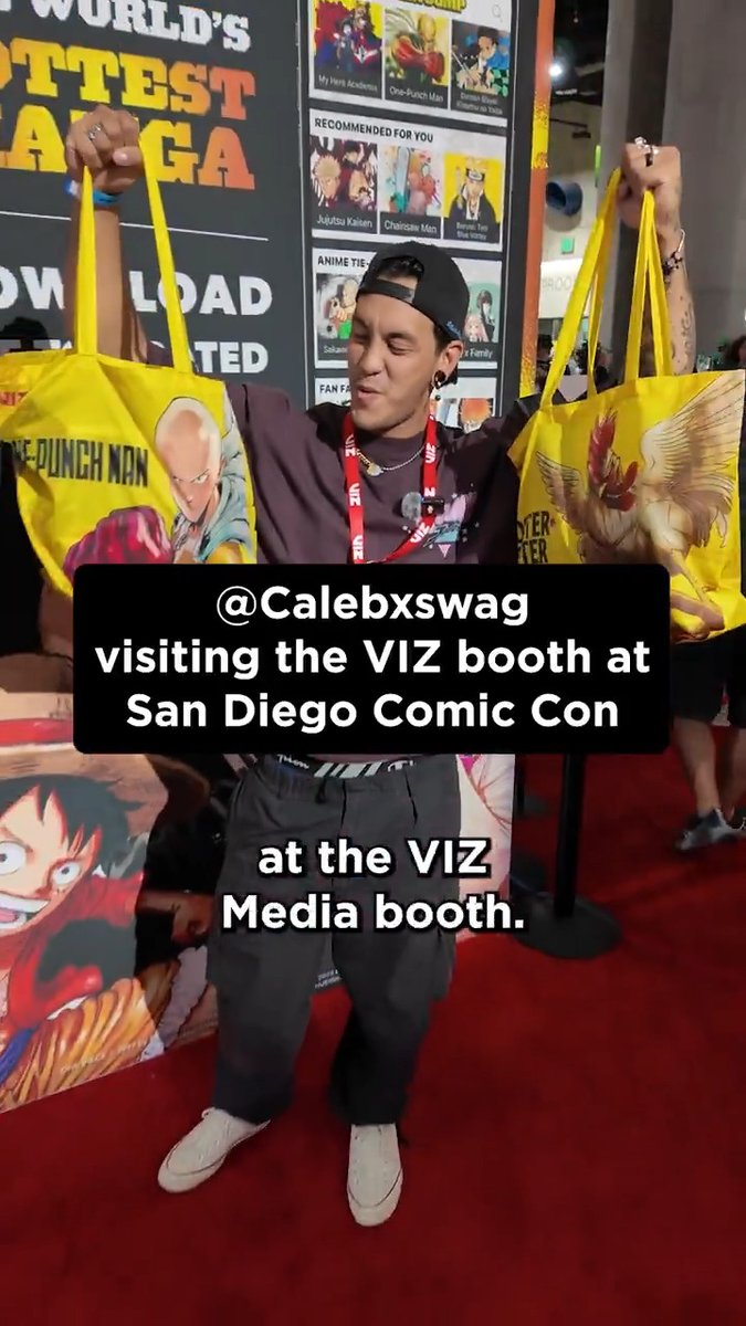 Check out what’s at the VIZ booth 2813! feat. @calebxswag