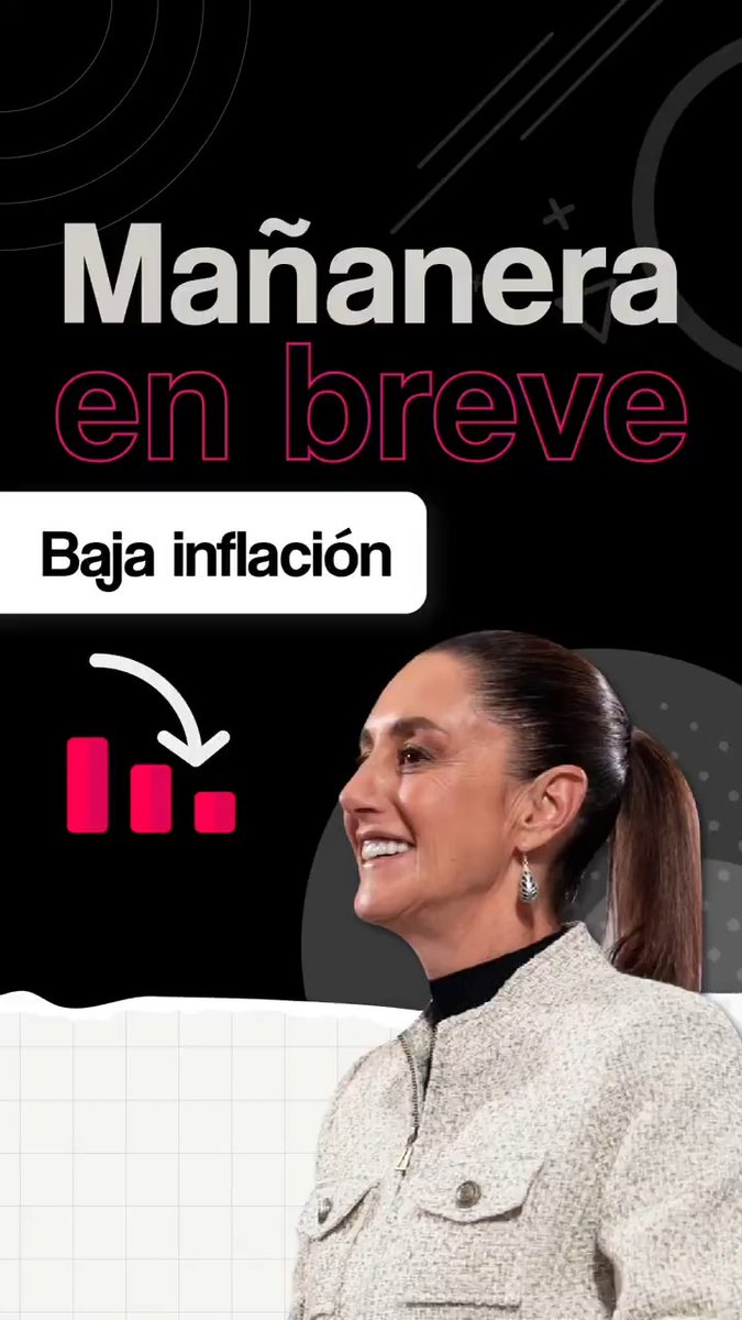 La #MañaneraEnBreve de la presidenta Claudia Sheinbaum Pardo: 📉 Inflación baja a 3.55% en primera quincena de julio. 🚘 Reactivación de subastas en IndepOficialMex. 🛍 Tianguis del Bienestar entrega artículos nuevos a 35 mil familias.