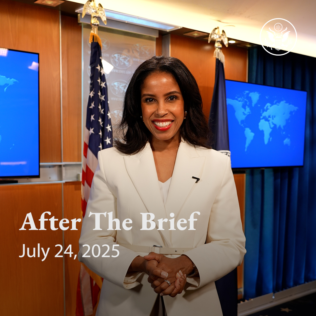 In today’s After the Brief: Deputy Spokesperson Houston highlights Secretary Marco Rubio and President Donald J. Trump’ commitment to a peaceful world and a safe America, plus landmark trade deals in Asia and how America is leading on the world stage.