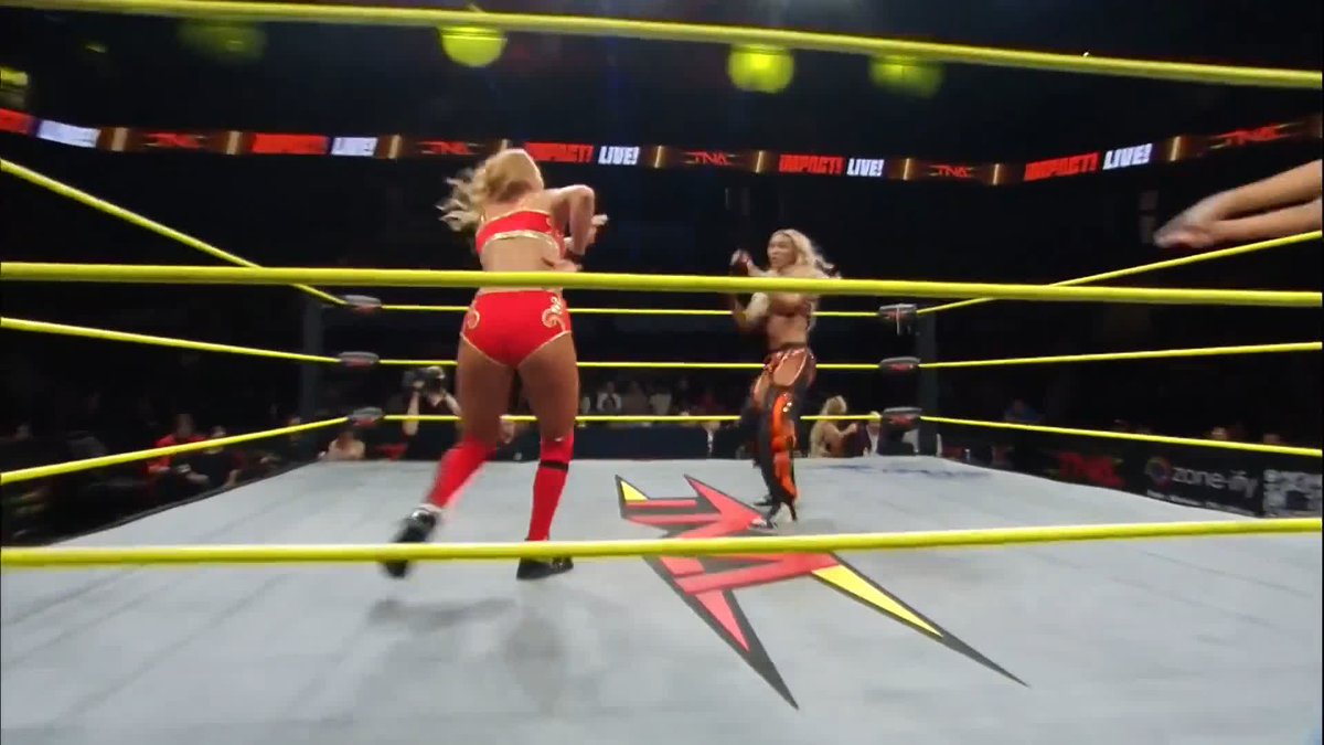 In comes Mara Sadé! Watch #TNAiMPACT LIVE on TNA+:
