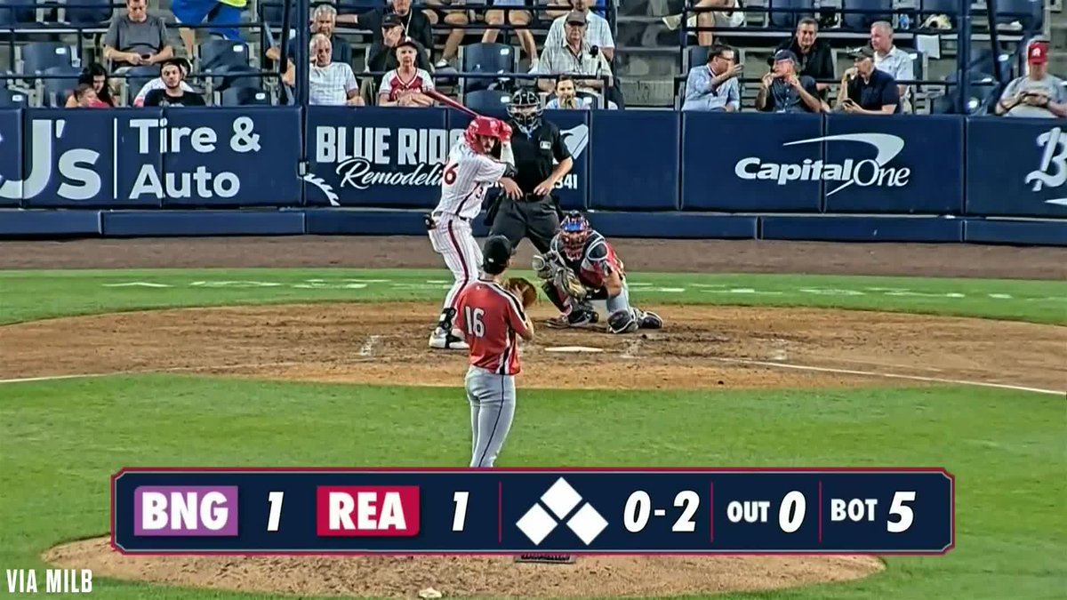 Jonah Tong struck out the side tonight for Double-A Binghamton in his final inning of work in Reading Final line: 5 IP, 3 H, 1 R, 0 BB, 6 K, 79 pitches (53 strikes)