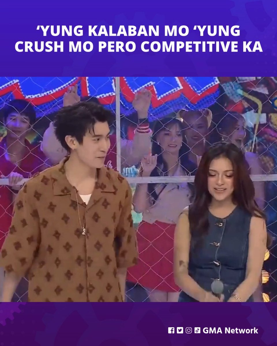 #KapusoFeels #TiktoClock: 'Yung pareho kayong competitive ng crush mo! 🥰 For more Kapuso Feels, visit #BrentManalo #MikaSalamanca #BreKa