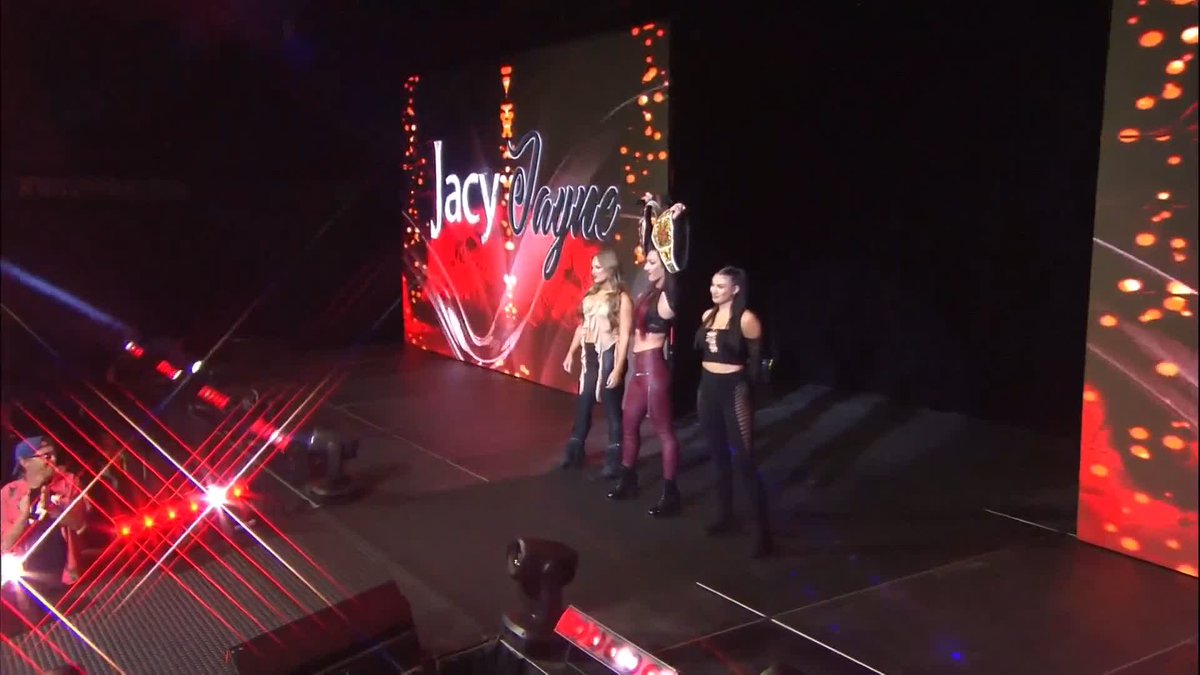 .WWE NXT Women's and TNA Knockouts Champion Jacy Jayne is taking shots at the entire Knockouts Division! Watch #TNAiMPACT LIVE on TNA+: