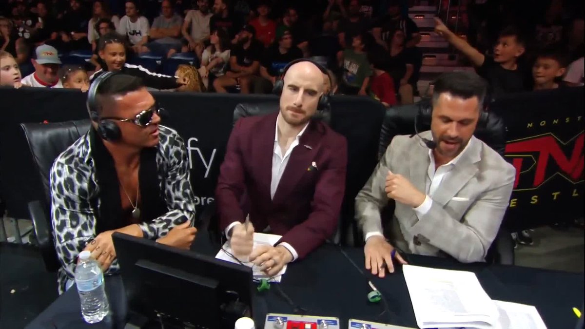 Just 👑 Frankie Kazarian 👑 doing 👑 Frankie Kazarian 👑 things… Watch #TNAiMPACT LIVE on TNA+: