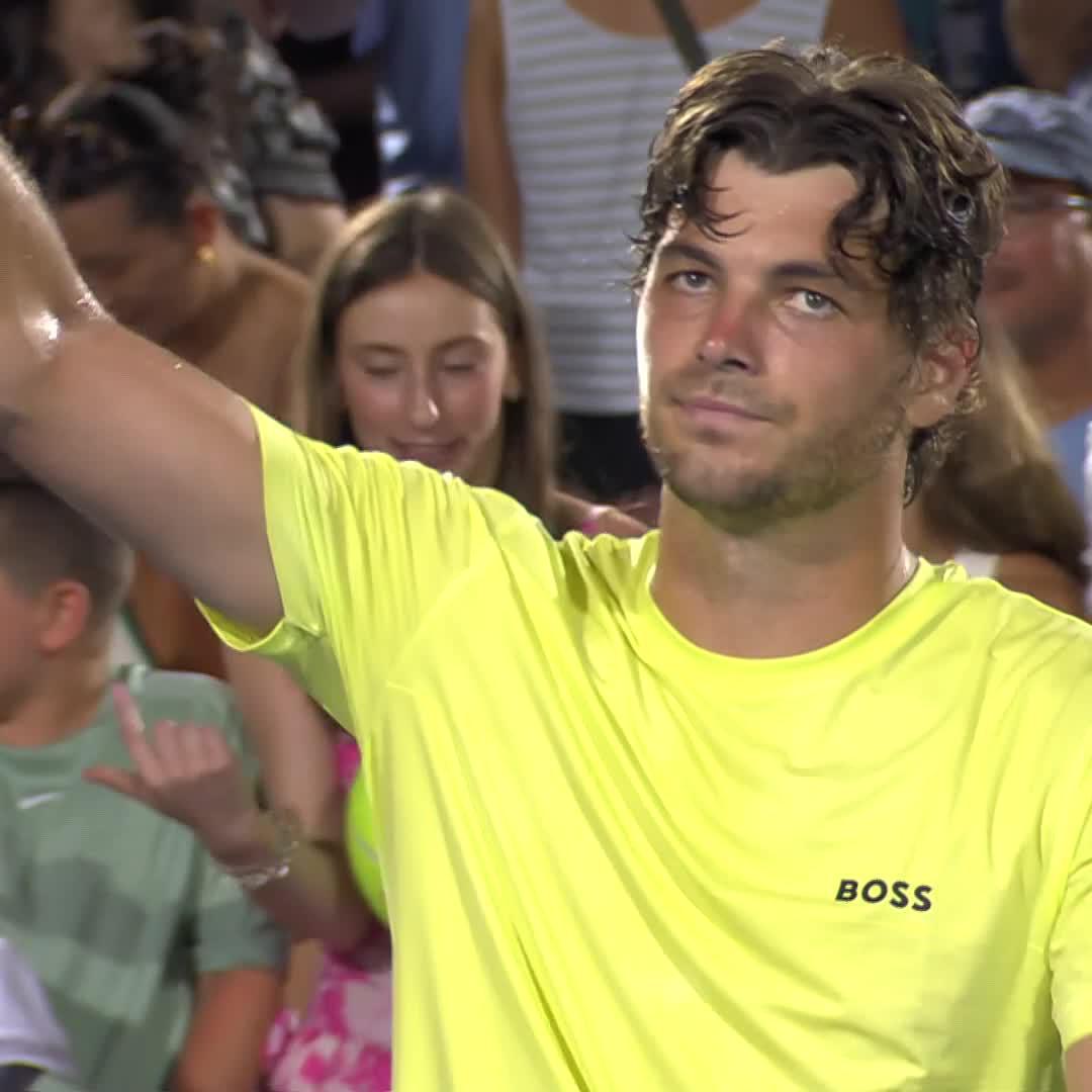 15-2 since June 🔥 Taylor Fritz continues his hot run of form, defeating Arnaldi 6-3 6-4 to reach the quarters in DC! #MubadalaCitiDCOpen