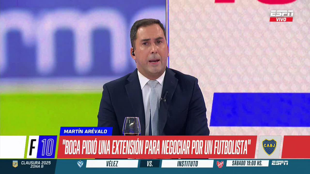 💣 "BOCA VA FORMALMENTE POR NACHO VÁZQUEZ" 💣 👀 Martin Arevalo informó en #ESPNF10 que el Xeneize solicitó un permiso en AFA para seguir negociando por el capitán de Platense: ¿Se dará? 📺 #DisneyPlus