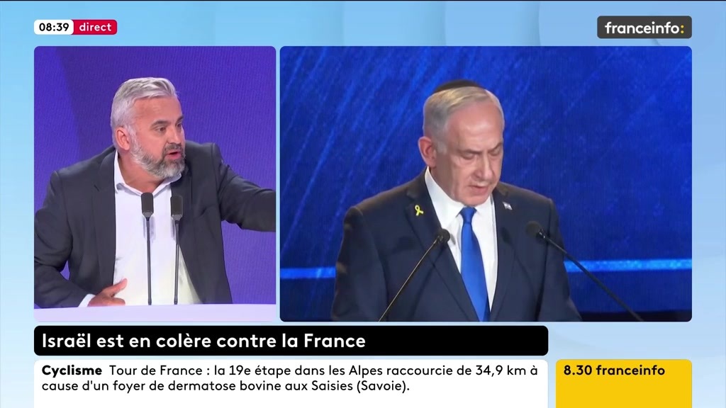 🔴 Réactions israéliennes ➡️"C'est la honte, ce n'est pas Israël, c'est un gouvernement d'extrême droite", dit Alexis Corbière.