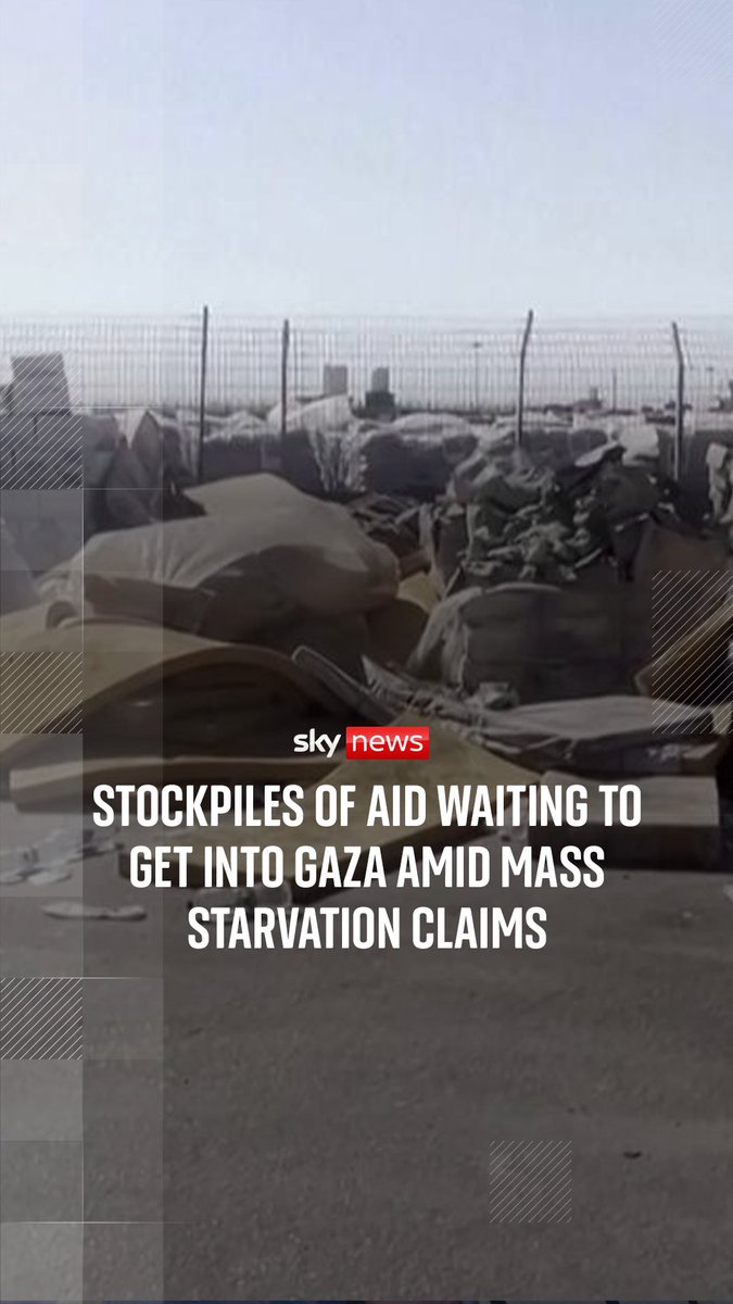 As the UNWRA's commissioner-general described people in Gaza as "walking corpses", Israel's military took journalists to see what they claim is humanitarian aid awaiting collection. Lisa Holland visited the Kerem Shalom Crossing, where aid enters the Gaza Strip.