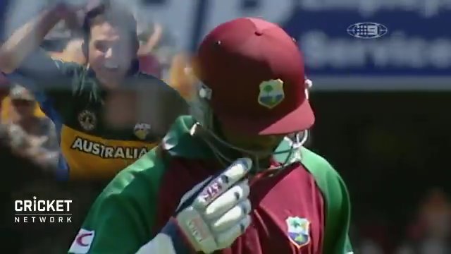 Ricky Ponting to Brian Lara - first ball of the spell and it's a wicket. Believe it or not. #FlashbackFriday