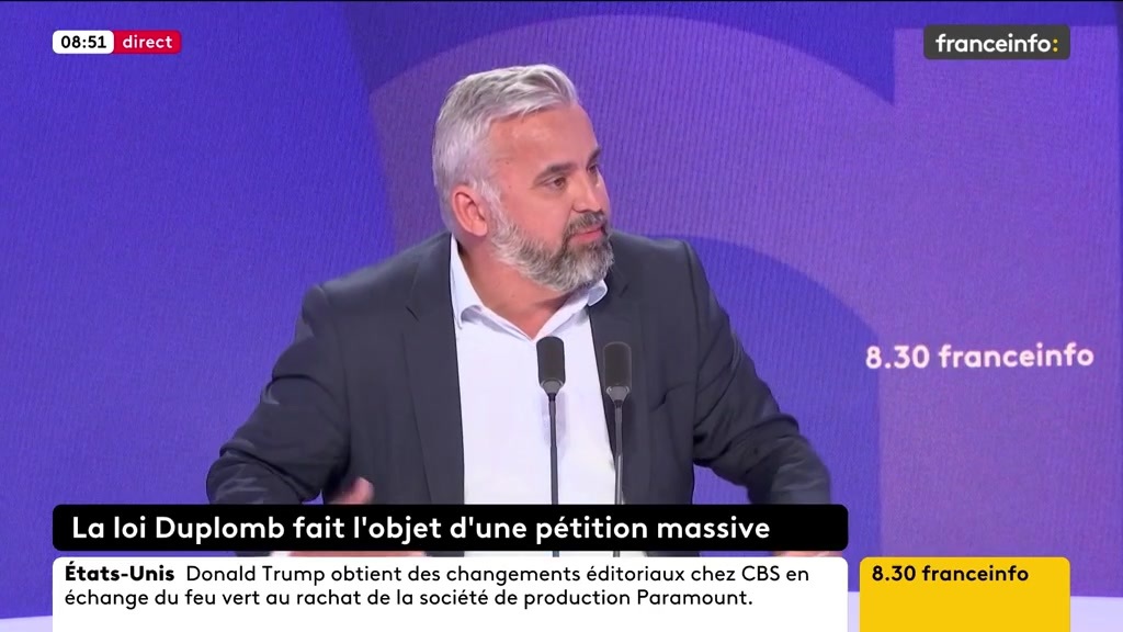 🔴 Pétition contre la loi Duplomb ➡️"J'invite le président de la République a utilisé l'article 10, alinéa 2 de la constitution, qui lui permet de demander une deuxième délibération à l'Assemblée nationale", déclare Alexis Corbière.