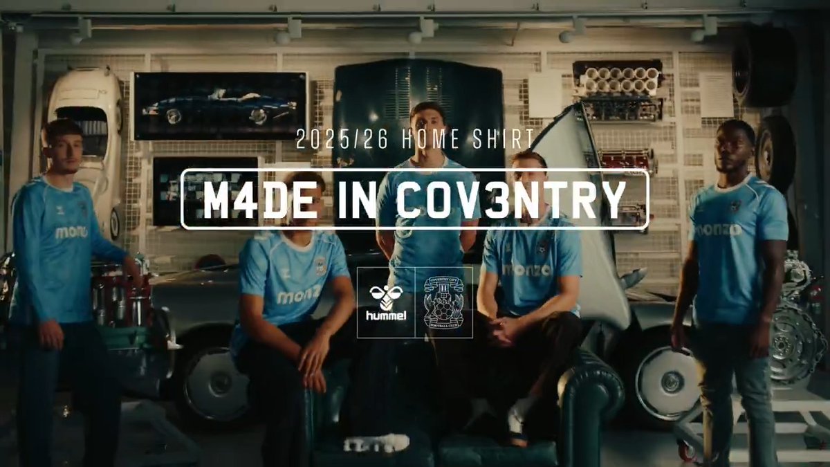 MADE IN COVENTRY 🛞 Buy online now: In stores from midday. 🛍️