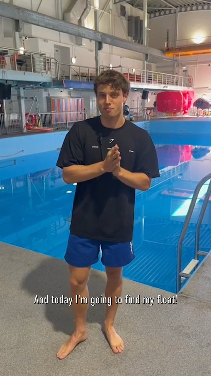 For #WorldDrowningPreventionDay, we asked fitness content creator Jacob Ward to jump into our sea survival pool and find his float 💪 Do you know how you float? Practising this skill could save your life one day. #RNLI #FindYourFloat #RespectTheWater #FloatToLive