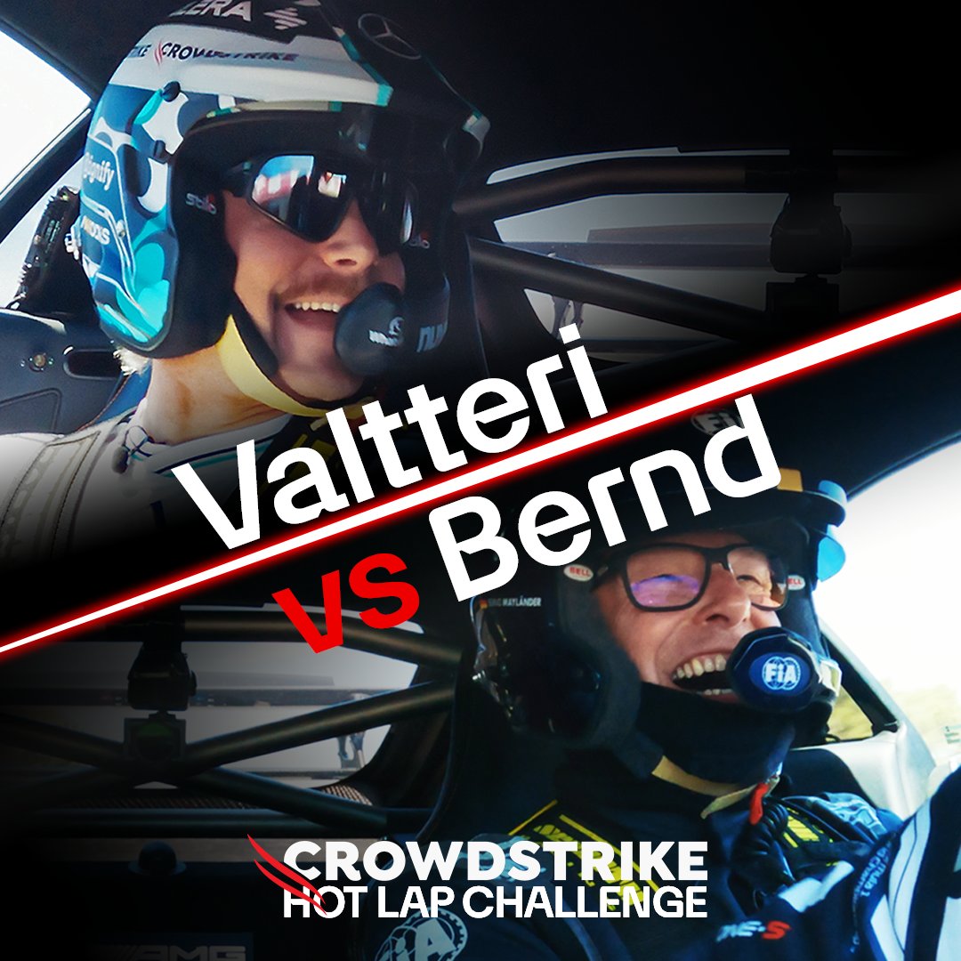Drawing danger at pace 🤯 @Crowdstrike put Valtteri's art skills to the ultimate test, illustrating cyber adversaries in the F1 Safety Car ✍