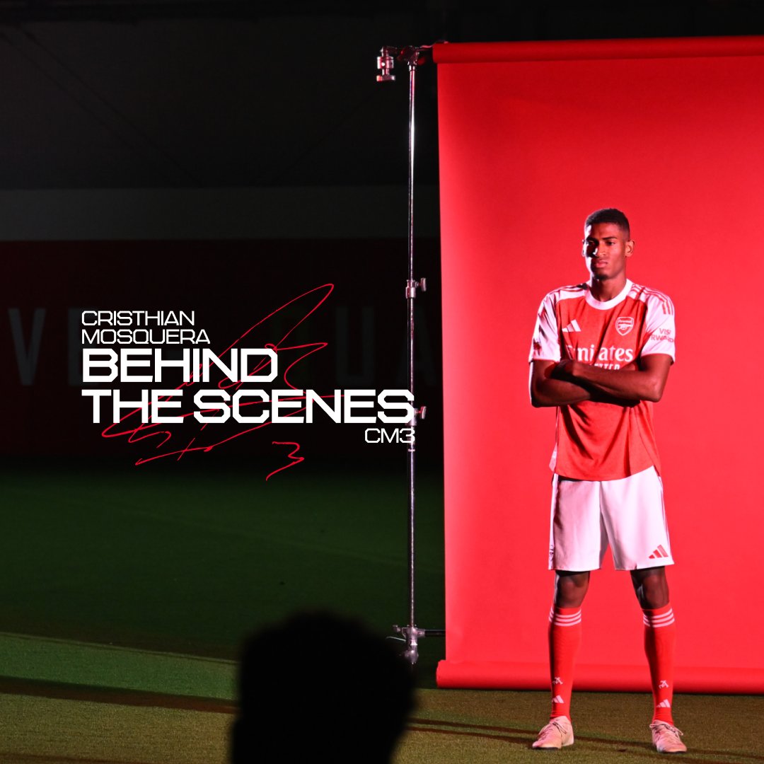 📝 Letter from the skipper 🏡 Tour of new home 🤝 Meeting the boss All the best bits from Cristhian Mosquera’s first day at The Arsenal ❤️