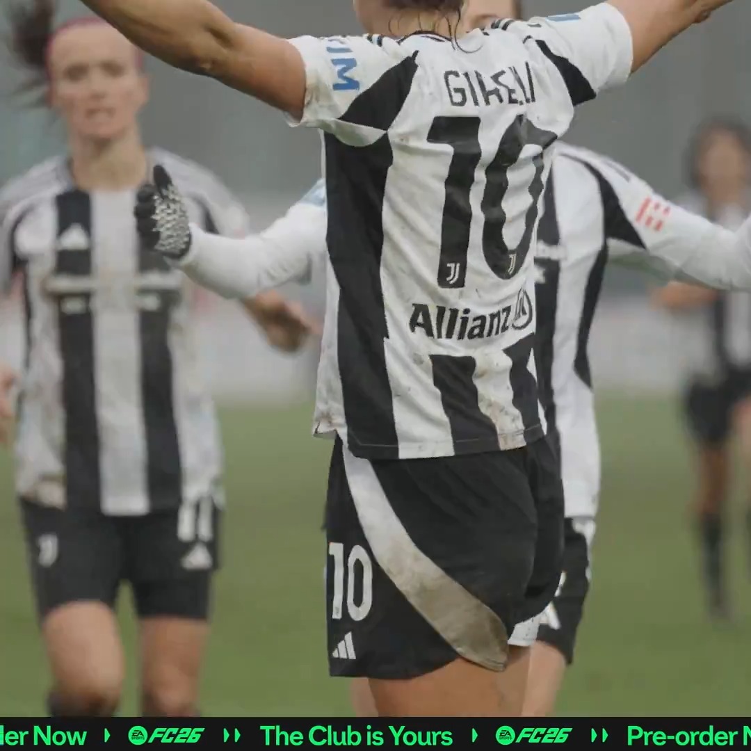 Prendi il controllo del Club. ⚪️⚫️ Le Bianconere sono qui! The Club is Yours. Prenota ora #FC26: EA SPORTS FC EA SPORTS FCIT