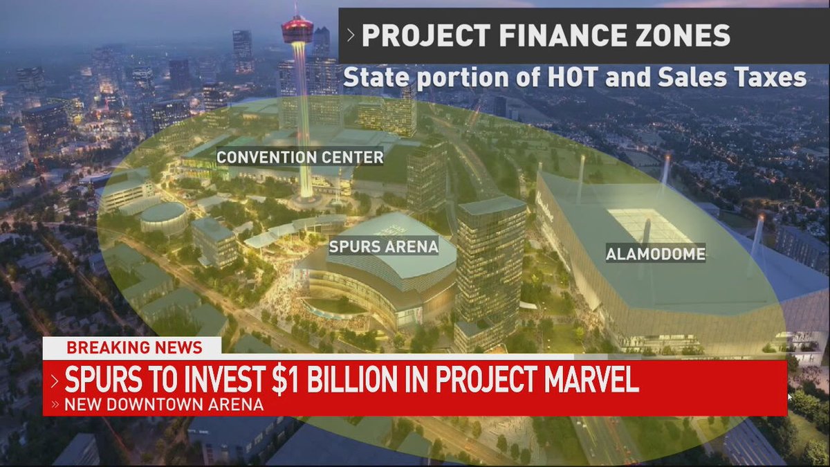 Big news today, as the Spurs have officially committed over $1 billion toward Project Marvel and a new downtown arena. Don Harris has the latest on this huge announcement.