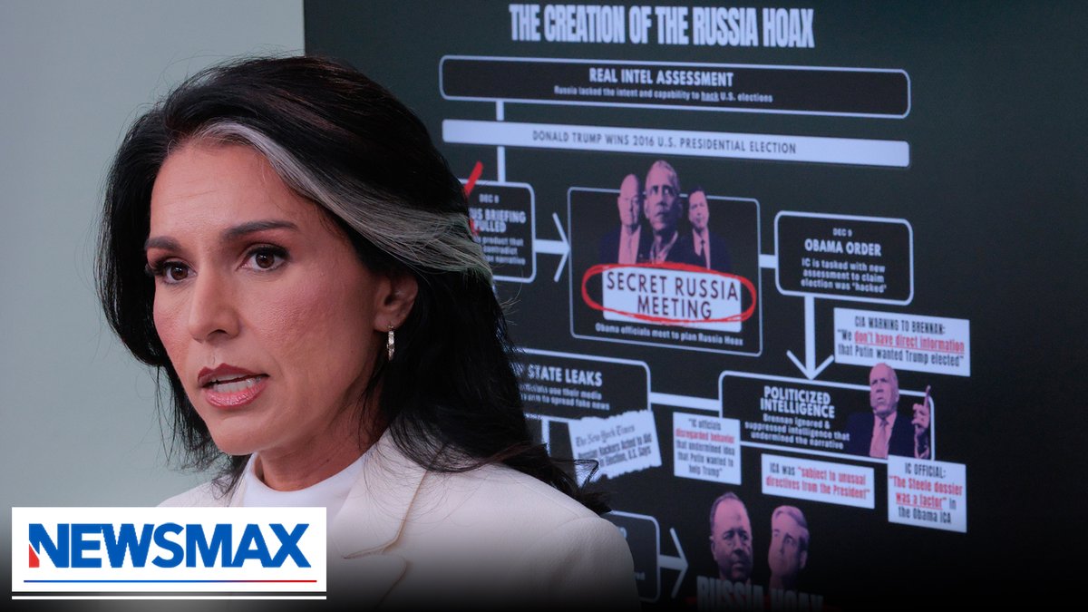 DNI Tulsi Gabbard's claims that former President Obama and members of his administration engaged in a "treasonous conspiracy" have been labeled a distraction by Democrats. NEWSMAX White House Correspondent Mike Carter has more. Mike Carter