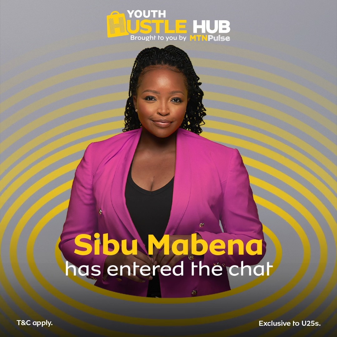 Meet Sibu Mabena, the creative force behind Duma Collective and one of your YouthHustleHub2025 mentors. She’s not just shaping culture, she’s building empires. Think you’ve got next? Join the hustle: 1️⃣ Join MTN Pulse 2️⃣ Post a 60-second video telling us about your business
