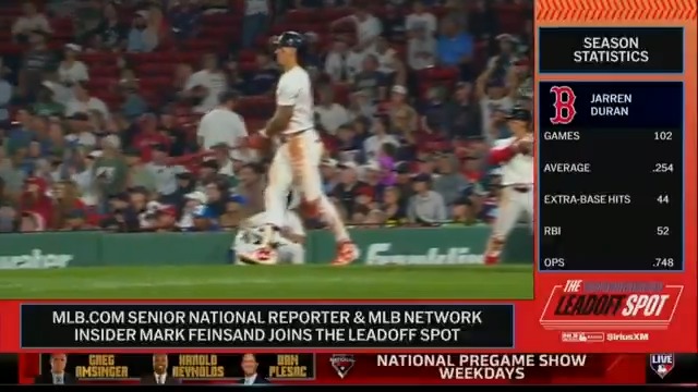 .Mark Feinsand on Jarren Duran: "His market is there for sure. I think the thing that the Red Sox are looking for more than anything else is a controllable starting pitcher … To me, a Jarren Duran Mitch Keller trade makes a lot of sense for both sides.”
