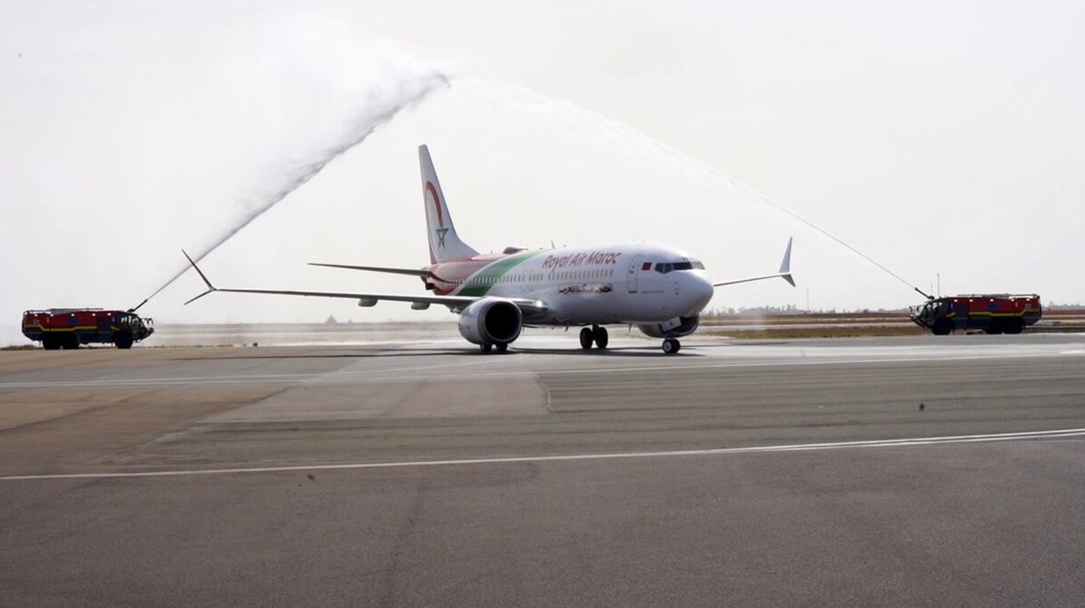 🔴 Exclusif | Les images de l’arrivée des deux nouveaux Boeing 737 Max 8 de Royal Air Maroc