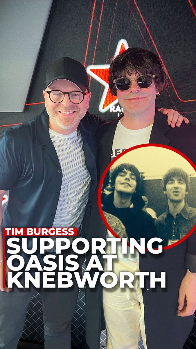 Why Tim Burgess felt The Charlatans supportingh OASIS at Knebworth would be tricky 🖤 Watch his full interview with Ben Jones: Tim Burgess The Charlatans Ben Jones