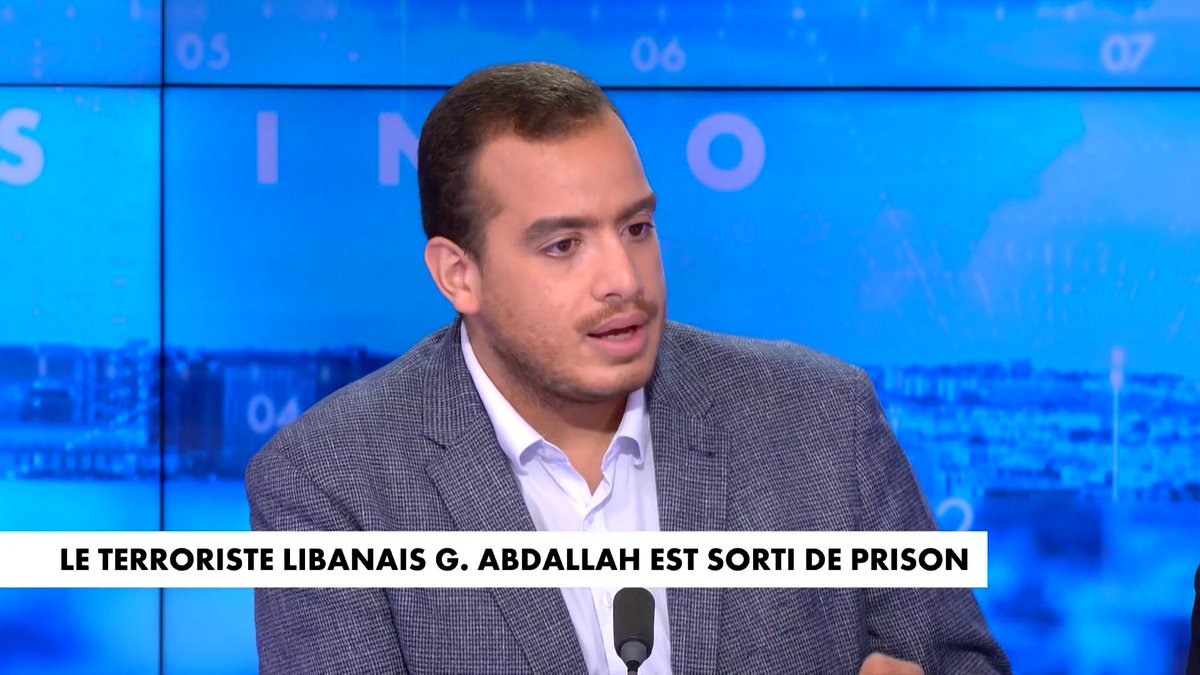 Amine Elbahi, auteur et juriste, revient sur la libération du terroriste libanais Georges Ibrahim Abdallah après plus de quarante années de détention : «Emmanuel Macron a fabriqué Georges Ibrahim Abdallah comme un héros politique sauf qu’il ne l’est pas», dans #180minutesinfo