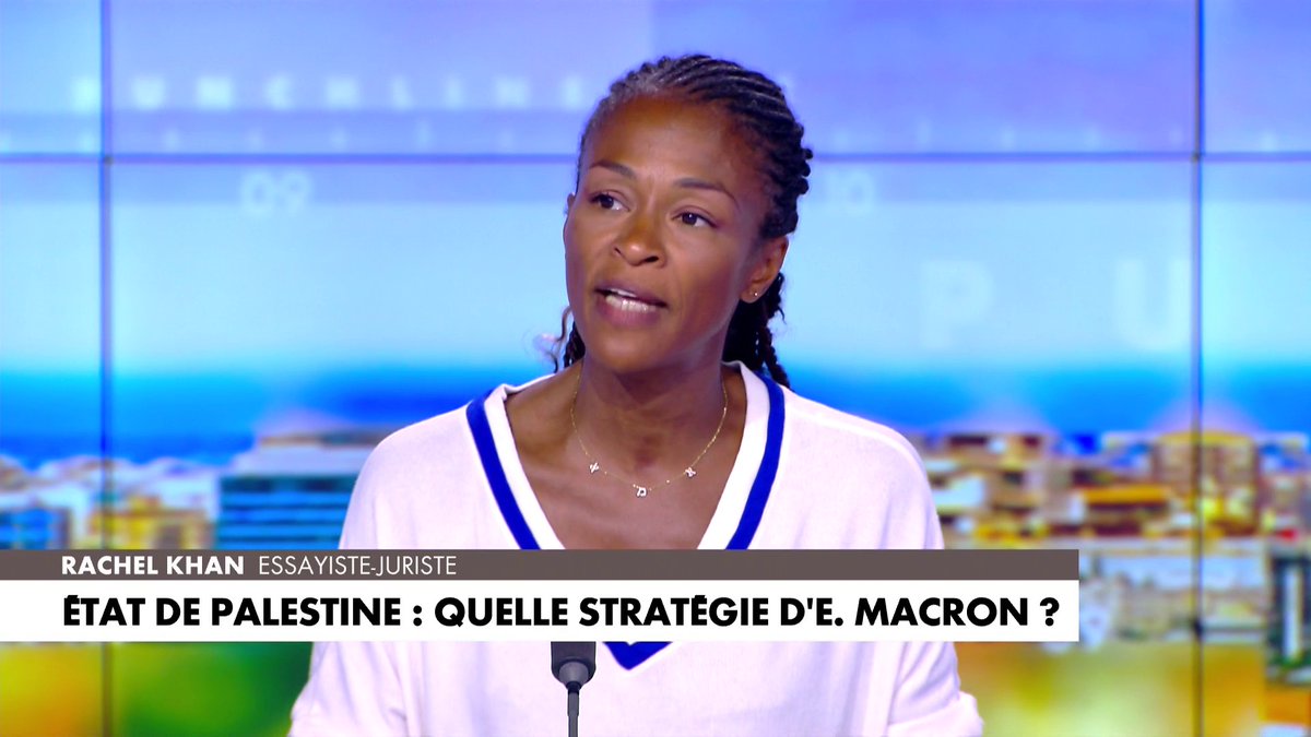 Rachel Khan se questionne sur la stratégie d’Emmanuel Macron de cette reconnaissance d’un Etat palestinien et déplore : «Emmanuel Macron a fait le choix de la lâcheté, j’ai honte de cette France», dans #Punchline
