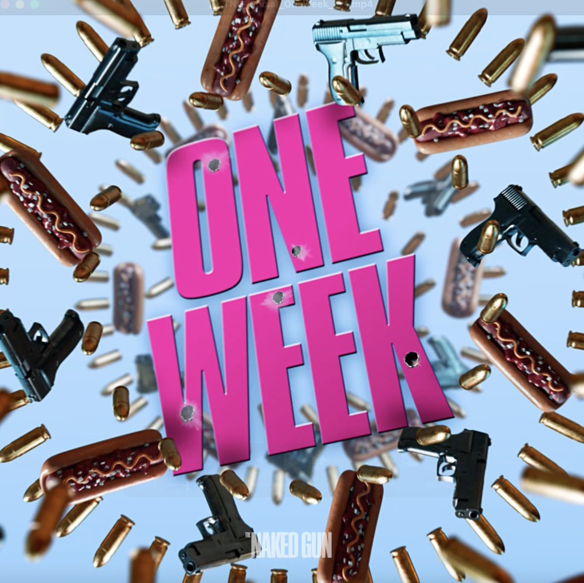 Only ONE WEEK until Frank goes Drebin all over this town. #NakedGun - only in theatres August 1. 🎟️: