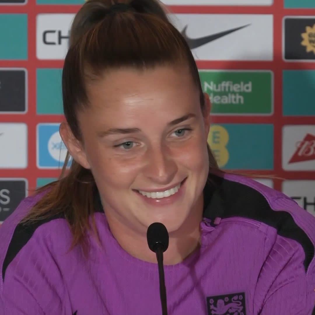 "For me, I'm really excited" Ella Toone on reaching a third consecutive final with England 🦁🏆