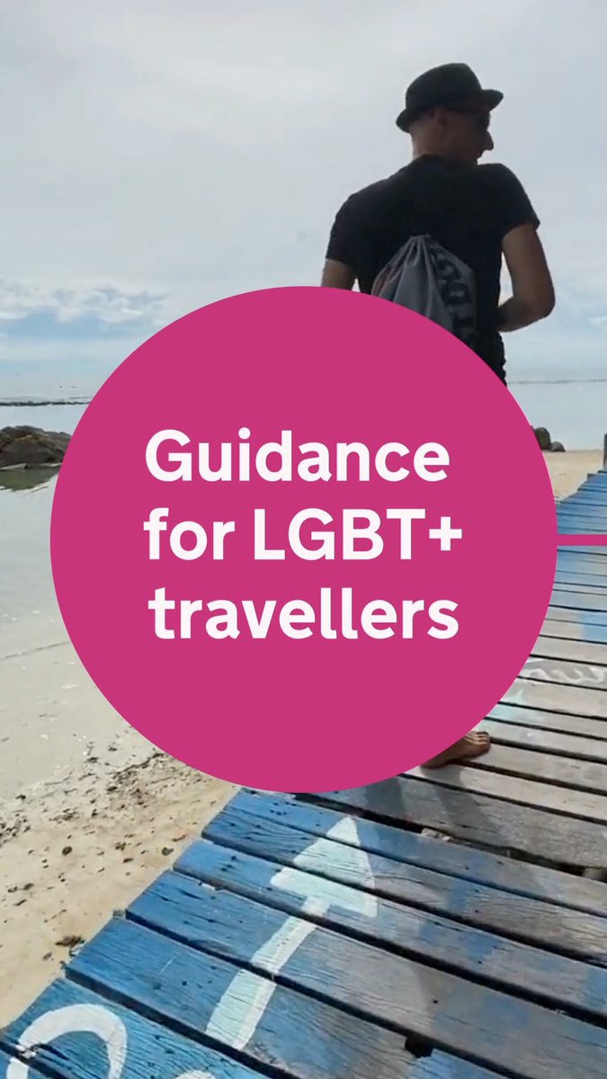 Going on holiday this summer? If you're LGBT+, check foreign travel advice on about the destination you're travelling to 🏳️‍🌈