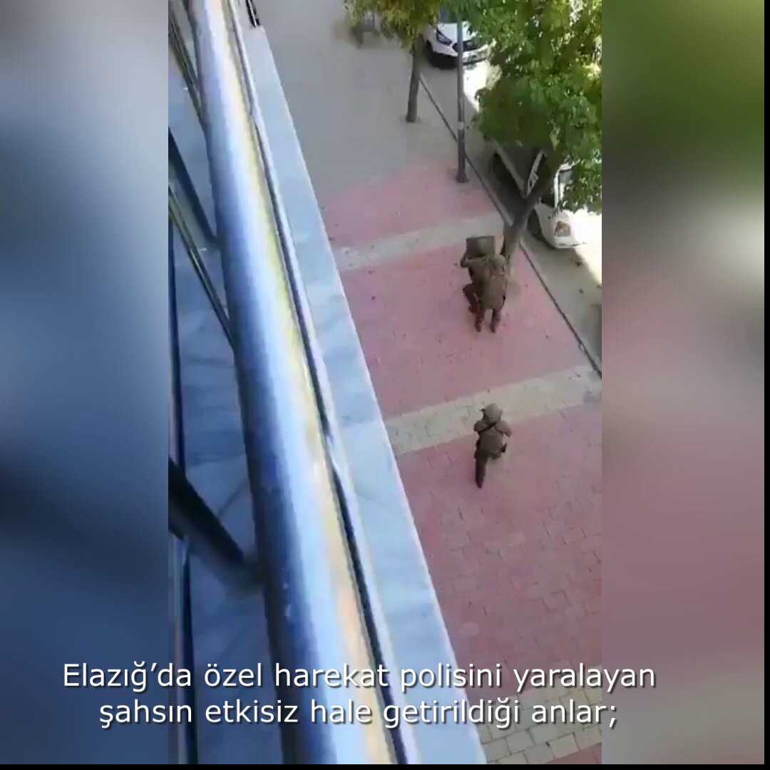 #Elazığ ’da özel harekat polisini yaralayan şahsın etkisiz hale getirildiği anlar; Meteorolojik Uyarı ,Bülent Ersoy ,#tmsn , Allah'tan