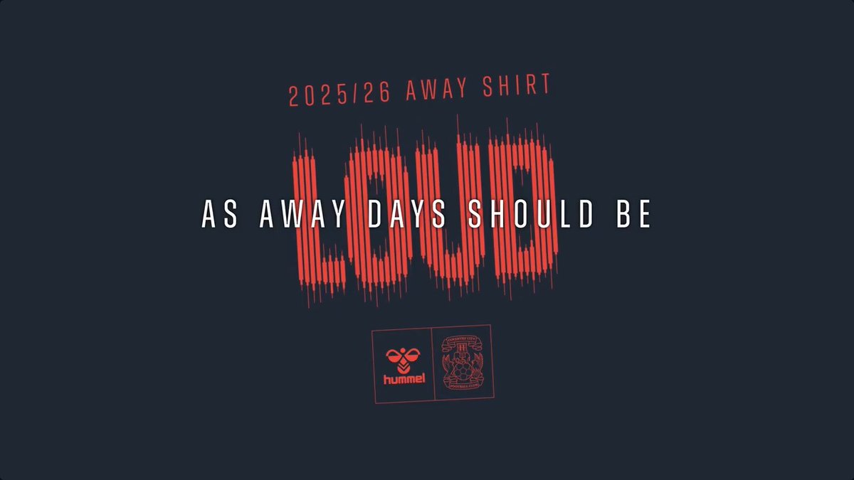 LOUD. AS AWAY DAYS SHOULD BE. ๐ Introducing your Away Kits for the 2025/26 campaign. Be the first to hear about our new kits as they drop: ๐