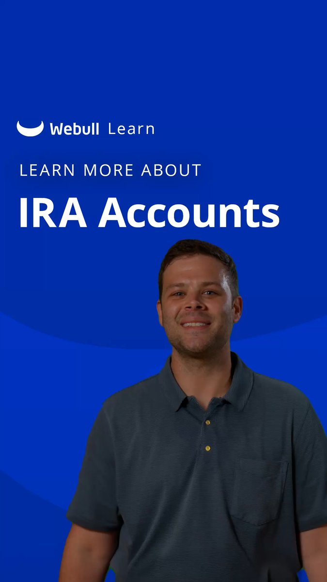 Thinking about your financial future? An IRA is a smart place to start. IRAs offer tax advantages and long-term growth potential. With Webull, opening one is simple. #Webull #WebullLearn #Finance #Saving #Investing #RolloverIRA #IRA #WebullPremium Webull Financial LLC, Member SIPC, FINRA. Investing involves risk.