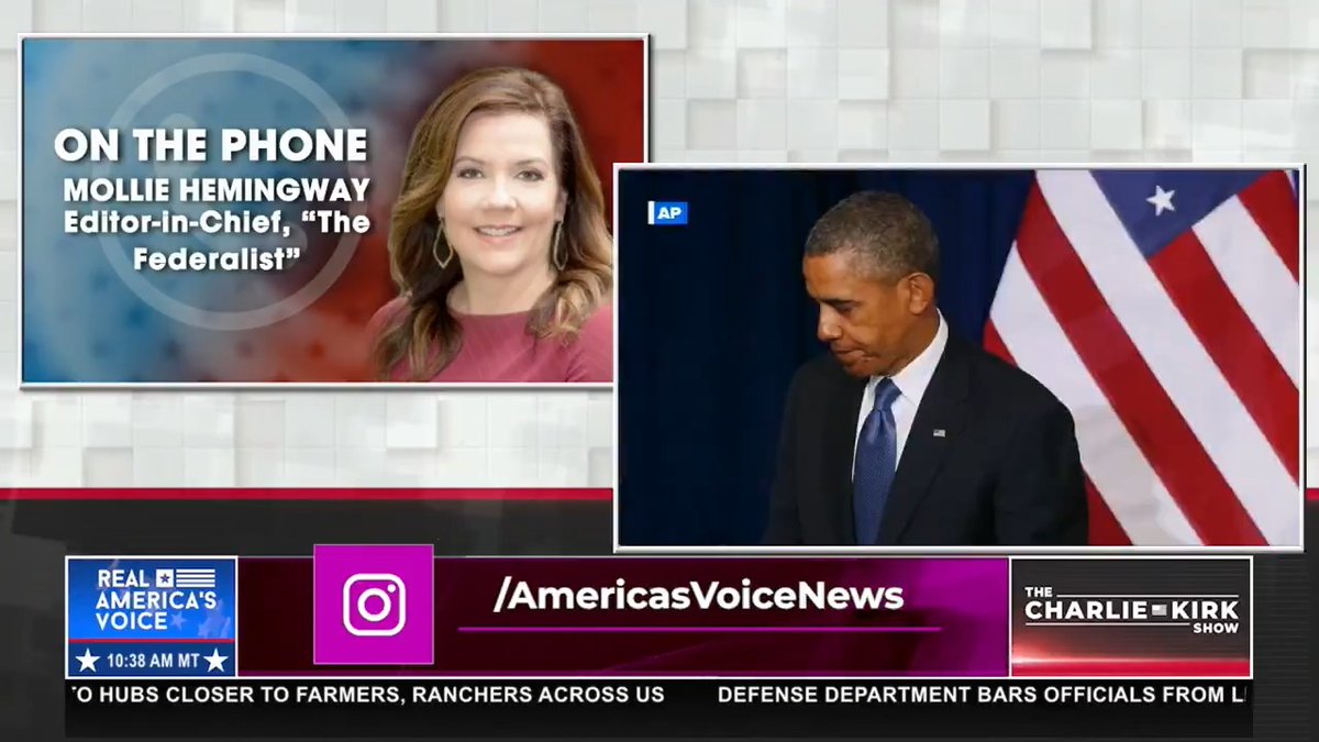 HEMINGWAY: “IT WAS ALL BUNK—WORSE THAN WE THOUGHT” Mollie says the Trump-Russia claims were built on lies: “We thought there’d be something kind of legitimate to it. It’s all bunk.” Brennan, Comey, and Obama’s team pushed it—despite warnings from their own analysts. Charlie Kirk