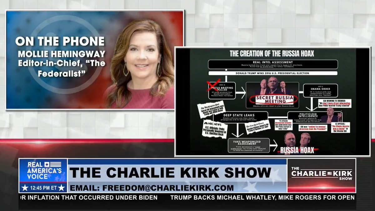 IF NOBODY GOES TO JAIL, WE DON’T HAVE A REPUBLIC” Mollie: “If nobody goes to jail for this—perhaps the greatest crime… by the government against an incoming administration—you don't really have a republic anymore.” Accountability must come, or corruption wins.