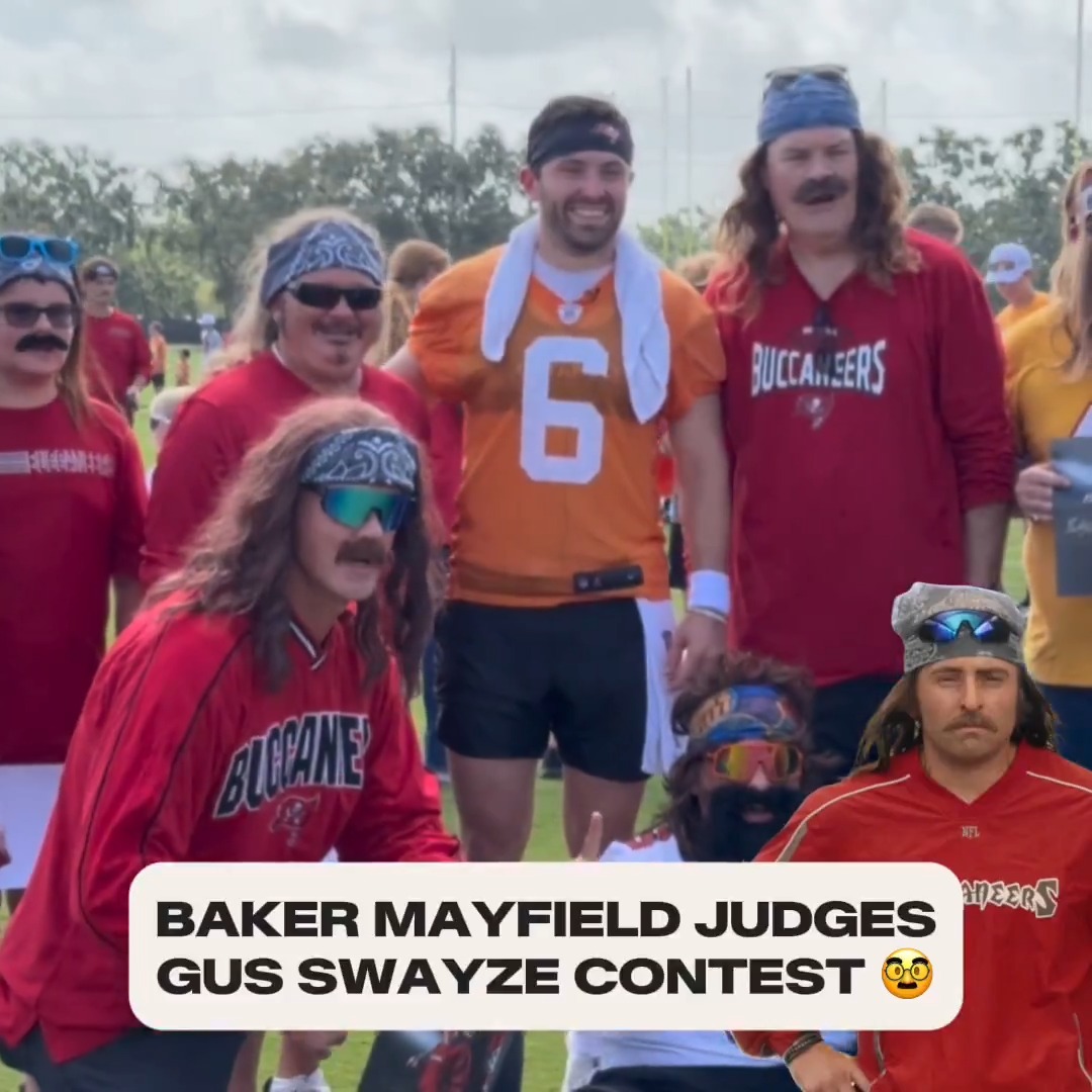 Baker Mayfield hosted the first-ever Gus Swayze look-alike contest, and it did not disappoint 🏆😂
