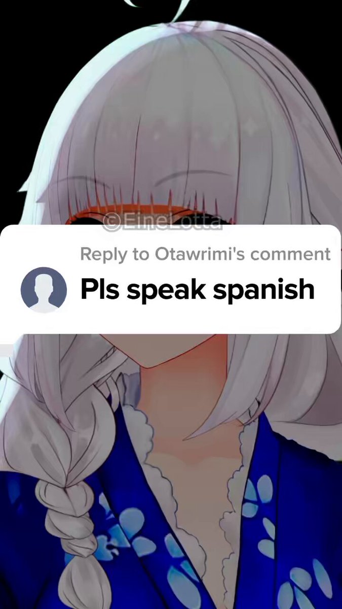 Me? Spanish? Nah!