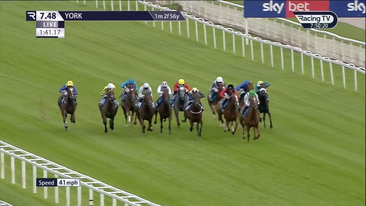 A fine front-running performance from Sand Gazelle in the £70,000 Listed feature York Racecourse 🏆