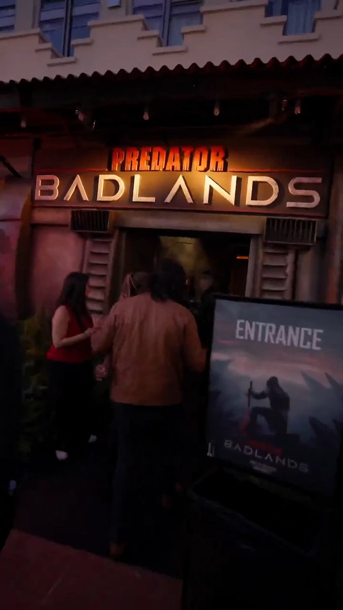 Venture into the Badlands. Experience the Predator: Badlands immersive experience today-Sunday at San Diego Comic-Con at The Hard Rock Hotel.