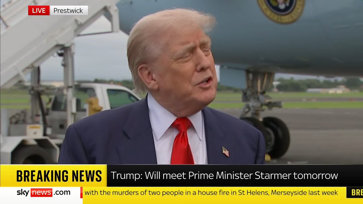 "Immigration is killing Europe" President Trump says Europe should 'get their act together' regarding immigration 📺 Sky 501, Virgin 602, Freeview 233 and YouTube