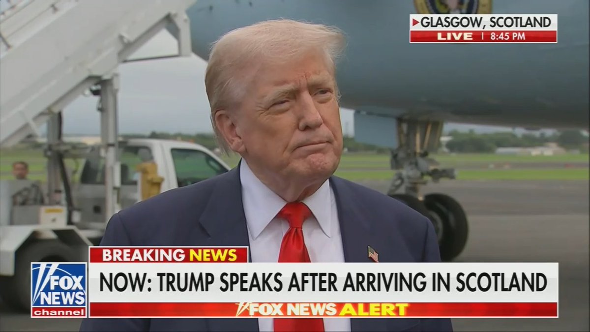 Q: Were you briefed on your name being in the Epstein files? Trump: No