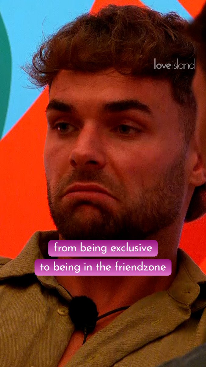 Harry switching from ‘exclusive’ with Helena to ‘just friends’ in a matter of days… 🙃 #LoveIsland