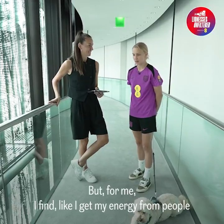 "Seeing her so happy, makes me happy." Find out who Aggie is talking about on the latest episode of #LionessesUnfiltered connected by EE! ❤️