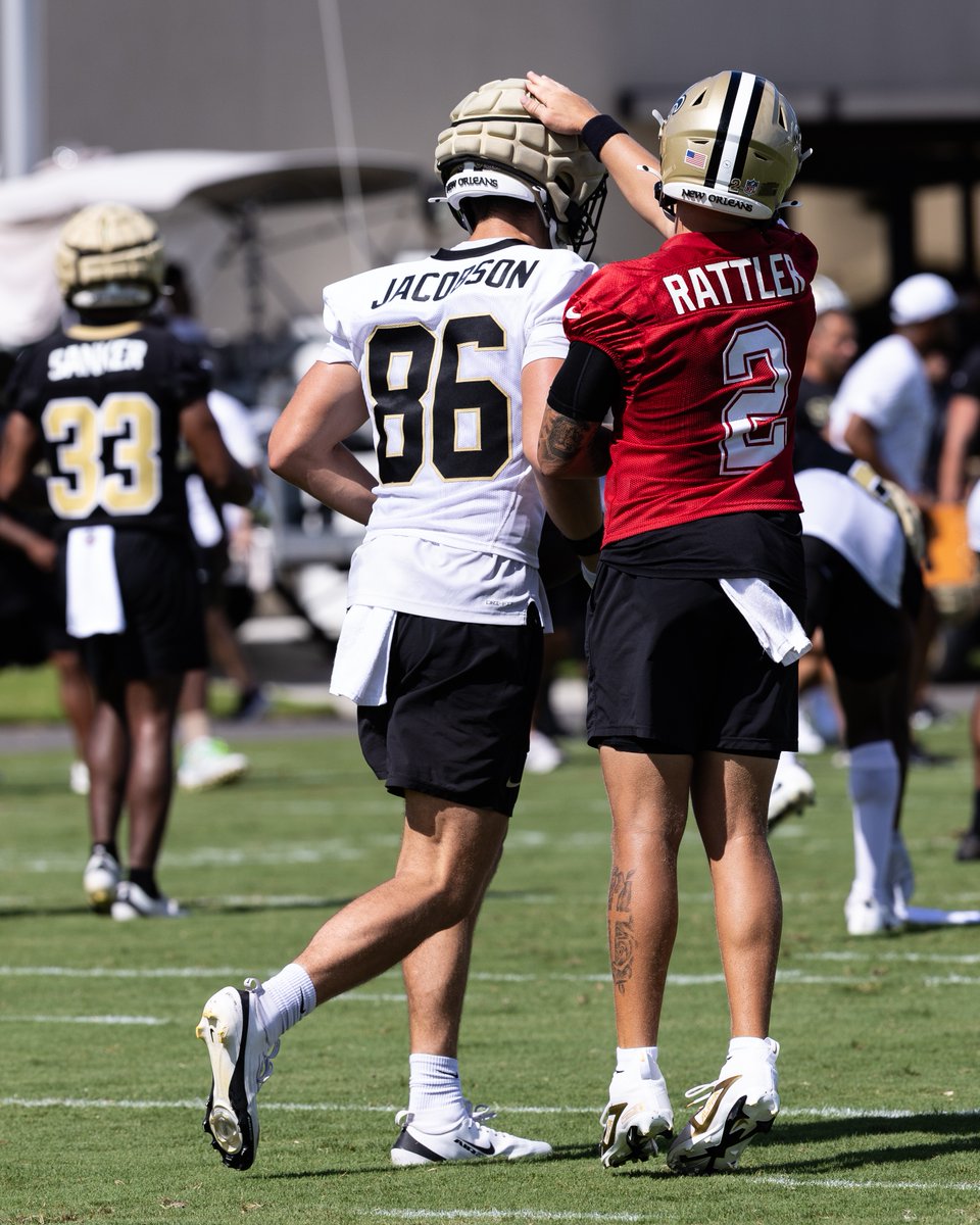 30-yard TD from Rattler ➡️ Jacobson to end practice 👊