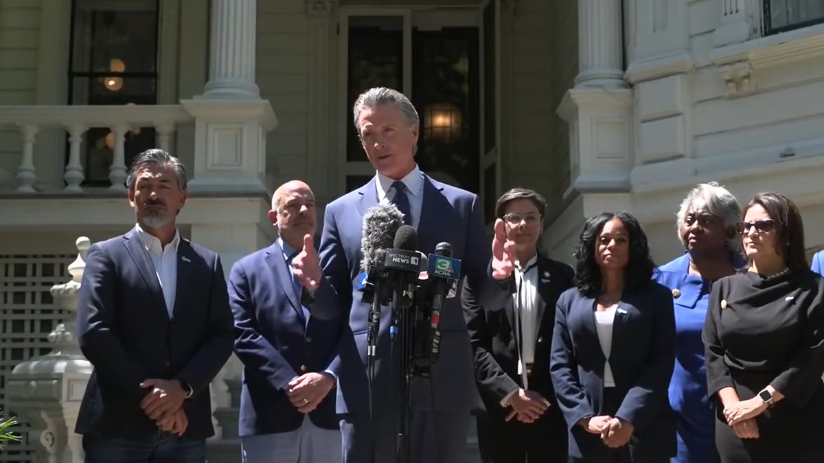 California Governor Gavin Newsom on the GOP’s Texas redistricting scheme: It’s a five-alarm fire.