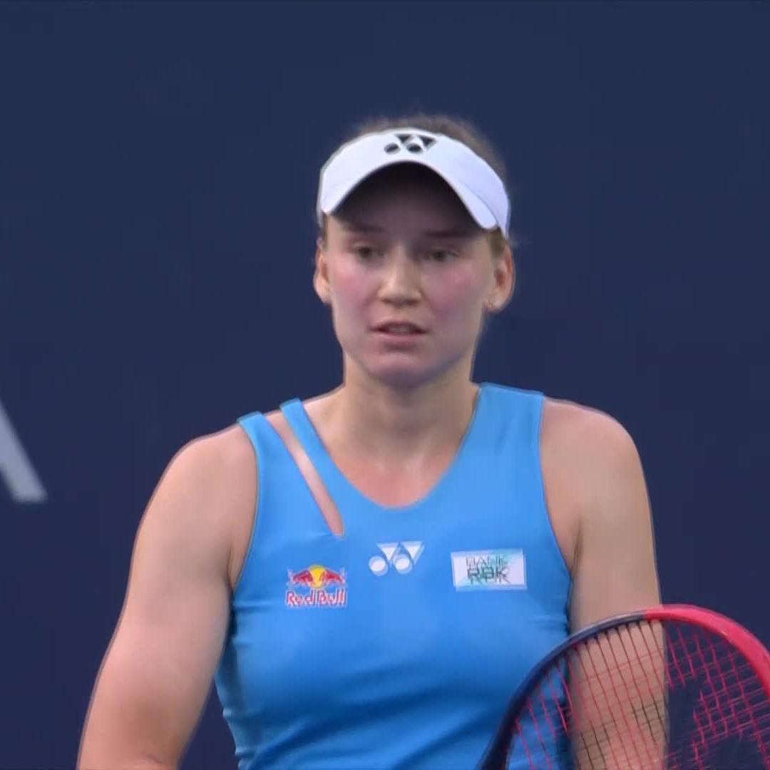 Finishing in style 💫 Elena Rybakina fires her 36th winner to move past Frech, 6-3, 6-3 and reach her first Washington semifinal. #MubadalaCitiDCOpen