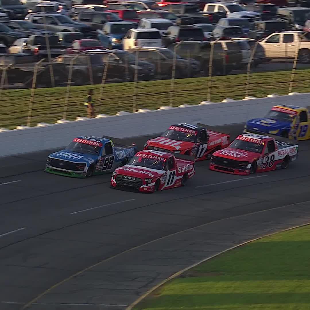 Let’s get racing in Indy! The green flag is out and we are underway from Lucas Oil Indianapolis Raceway Park on FS1.
