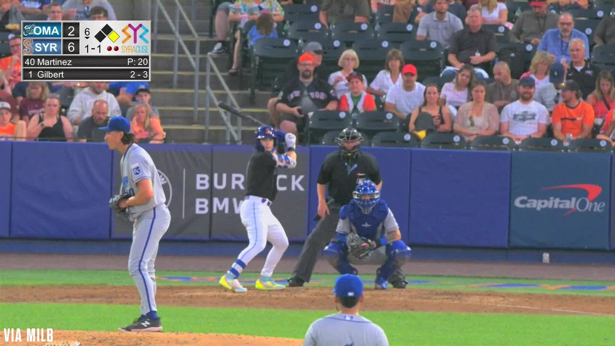 It's a two-homer night for Drew Gilbert in Syracuse!