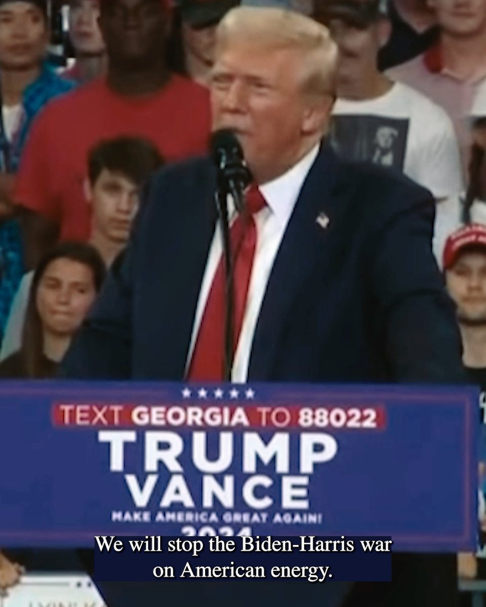 President Trump: “American energy is such a BIG DEAL—we will DRILL, BABY, DRILL.” 🇺🇸🇺🇸🇺🇸