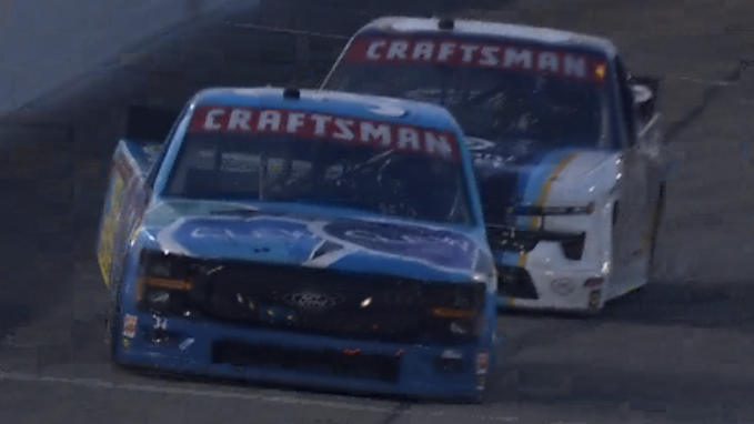 Stage 1: Layne Riggs Stage 2: Layne Riggs Stage 3: ??? (He also maybe puts a little exclamation point on taking the green and white checkered at IRP)